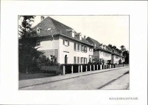 26 Ansichten Hardtwald Siedlung Karlsruhe, Mieter und Handwerker Baugenossenschaft 1920 bis 1926