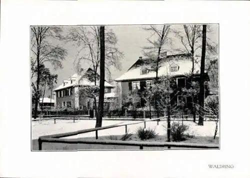 26 Ansichten Hardtwald Siedlung Karlsruhe, Mieter und Handwerker Baugenossenschaft 1920 bis 1926