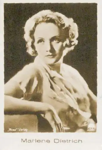 Sammelbild Manoli Gold, Bild Nr. 356, Schauspielerin und Sängerin Marlene Dietrich