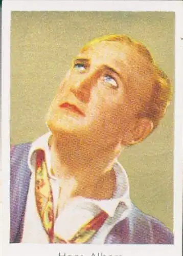 Sammelbild Salem Goldfilm, Bild Nr. 198, Schauspieler Hans Albers