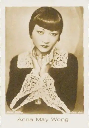 Sammelbild Mercedes, Bild Nr. 453, Schauspielerin Anna May Wong