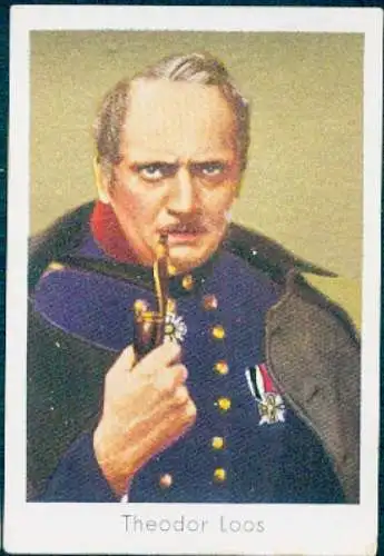 Sammelbild Salem Goldfilm, Bild Nr. 154, Schauspieler Theodor Loos