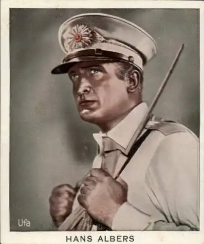 Sammelbild Haus Bergmann, Bild 16, Schauspieler Hans Albers