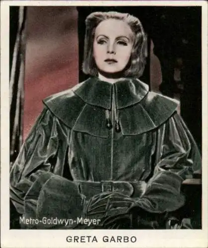 Sammelbild Haus Bergmann, Bild 19, Schauspielerin Greta Garbo