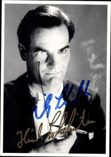 Ak Schauspieler Heinrich Schafmeister, Film Comedian Harmonists, Zigarette, Portrait, Autogramm