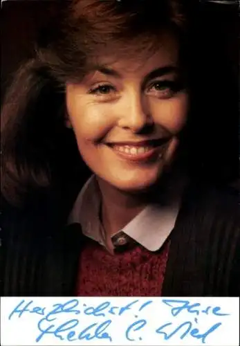 Ak Schauspielerin Thekla Carola Wied, Portrait, Autogramm