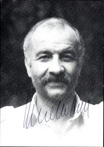 Foto Ak Schauspieler Armin Mueller-Stahl, Porträt, Autogramm