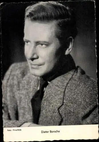 Ak Schauspieler Dieter Borsche, Portrait