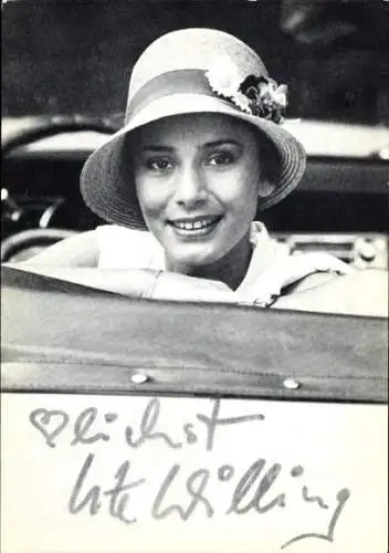 Ak Schauspielerin Ute Willing, Portrait, Autogramm