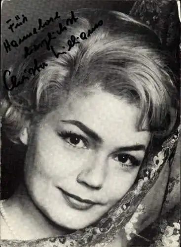 Ak Schauspielerin Christa Williams, Portrait, Autogramm