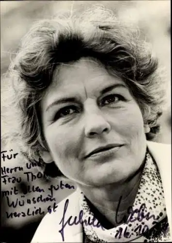 Ak Schauspielerin Gerhild Weber, Portrait, Autogramm
