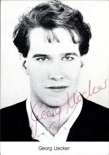 Ak Schauspieler Georg Uecker, Portrait, Autogramm
