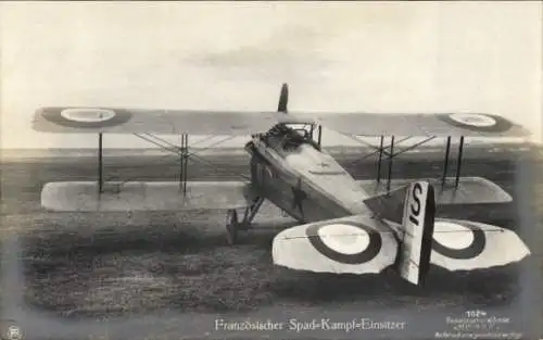 Ak Französischer Spad Kampfeinsitzer, Sanke 1024