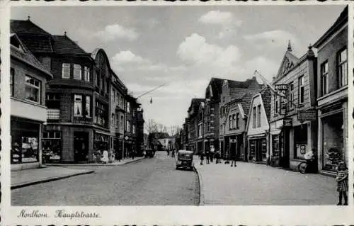 Ak Nordhorn in der Grafschaft Bentheim, Hauptstraße, Hotel