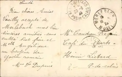 Ak Freyming Merlebach Freimingen Merlenbach Lothringen Moselle, Gruben-Kasino