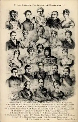 Ak La Familie Imperiale de Napoleon I., Napoleon II roi de Rome