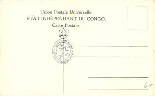 Briefmarken Wappen Ak Kongo, Löwe, Stern