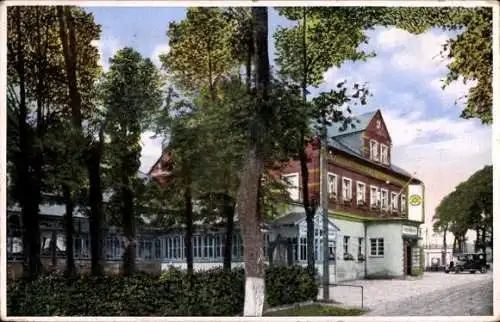 Ak Zwönitz im Erzgebirge Sachsen, Gasthaus Feldschlösschen