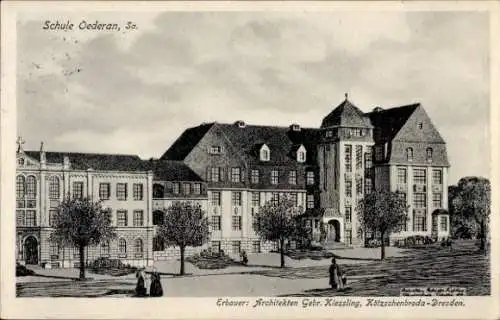 Ak Oederan in Sachsen, Schule