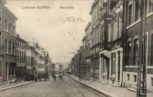 Ak Eupen Wallonien Lüttich, Neustraße