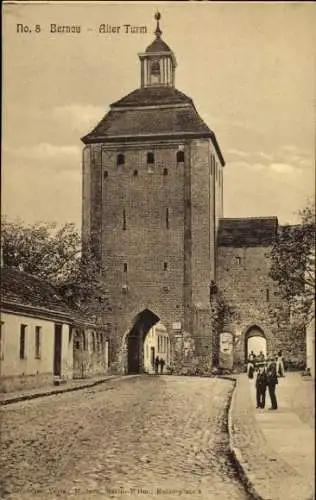 Ak Bernau bei Berlin, Alter Turm