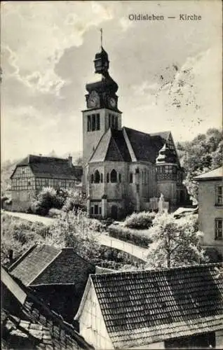 Ak Oldisleben am Kyffhäuser Thüringen, Kirche