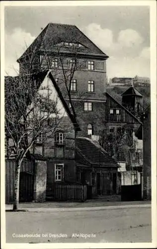 Ak Dresden Cossebaude, Alte Kapelle