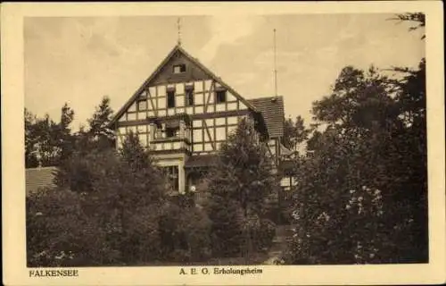 Ak Falkensee Havelland, AEG-Erholungsheim