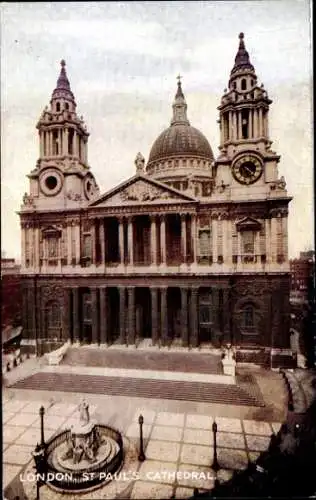 Ak London City England, St. Pauls Kathedrale