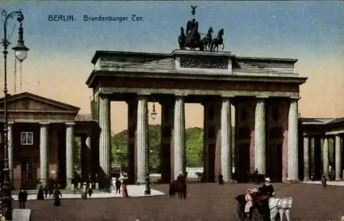 Ak Berlin Mitte, Brandenburger Tor