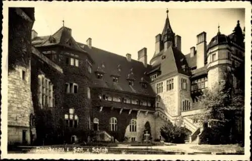Ak Przemków Primkenau in Niederschlesien, Schloss