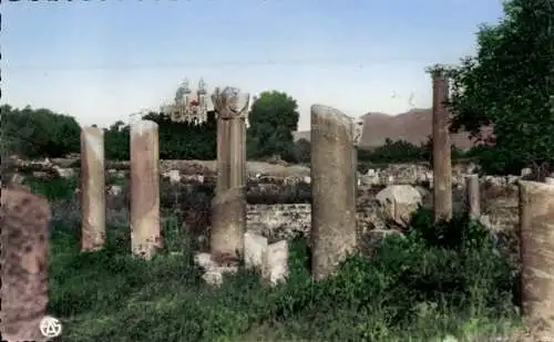 Ak Bone Algeria, Die Ruinen von Hippo, Basilika