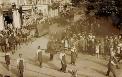Foto Ak München, Festzug, Festwagen