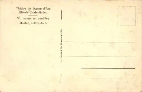 Ak Illkirch Graffenstaden Grafenstaden Elsass Bas Rhin, Theater Jeanne d'Arc