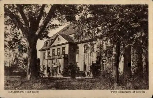 Ak Walbourg Walburg Elsass Bas Rhin, Petit Seminaire St-Joseph