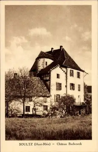 Ak Soultz Sulz Elsass Haut Rhin, Schloss Bucheneck