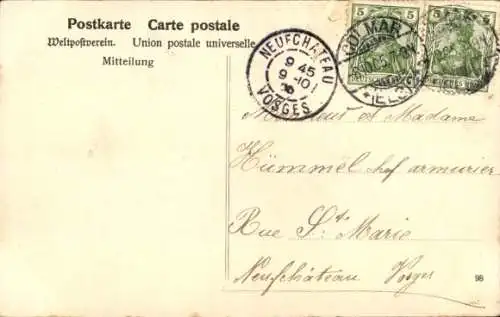 Ak Colmar Kolmar Elsass Haut Rhin, Denkmal des General Rapp