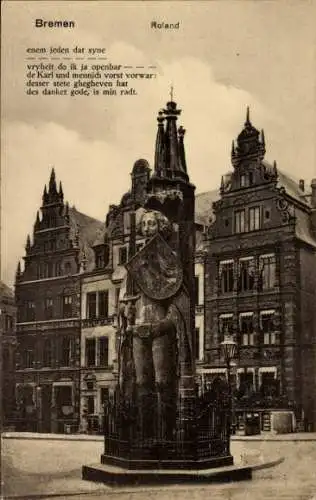 Ak Hansestadt Bremen, Roland