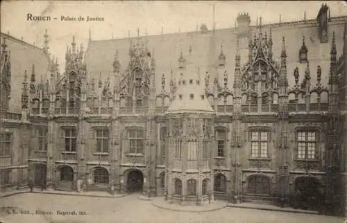 Ak Rouen Seine-Maritime, Palais de Justice