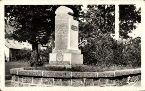 Ak Bussang Vosges, Denkmal der 3. RTA