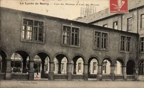Ak Nancy Meurthe et Moselle, High School, Court of Minimes und Court of Means