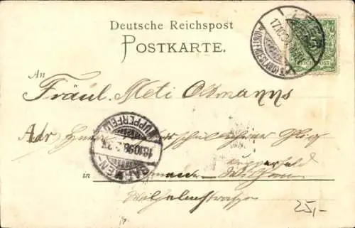 Künstler Litho Siehl, Deutsches Kriegsschiff, SMS Kaiserin Augusta, Kreuzer in Ostasien
