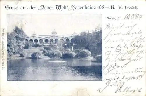 Ak Berlin Neukölln, Neue Welt, Hasenhaide 108-114