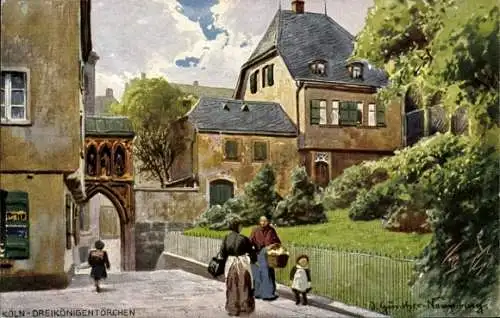 Ak Köln Rhein, Dreikönigentörchen