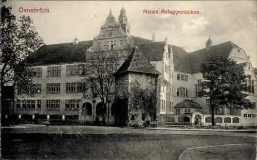 Ak Osnabrück in Niedersachsen, Neues Ratsgymnasium