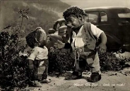 Ak Mecki der Igel, Nimm Dir Zeit und denk an mich, Igelkind, Auto