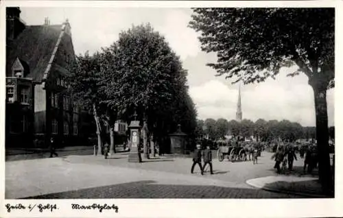 Ak Heide in Holstein, Marktplatz