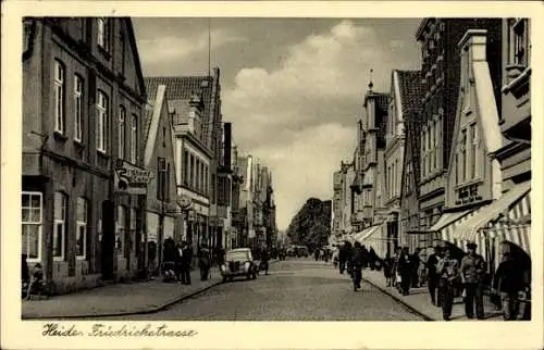 Ak Heide in Holstein, Friedrichstraße, Stadtcafe, Konditorei