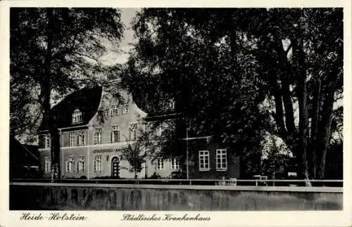 Ak Heide in Holstein, Städtisches Krankenhaus