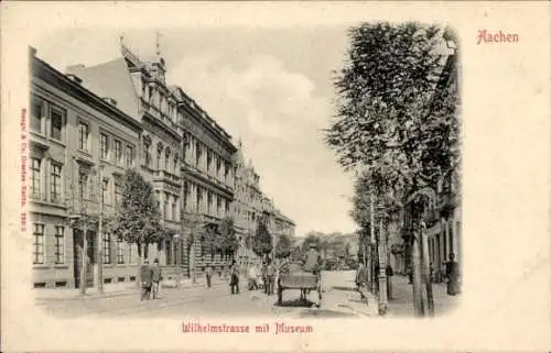 Ak Aachen, Wilhelmstraße, Museum